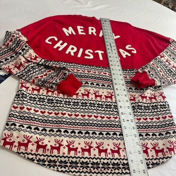 NWT Spirit Jersey Merry Christmas Long Sleeve Shirt Size Small New - Picture 8 of 8